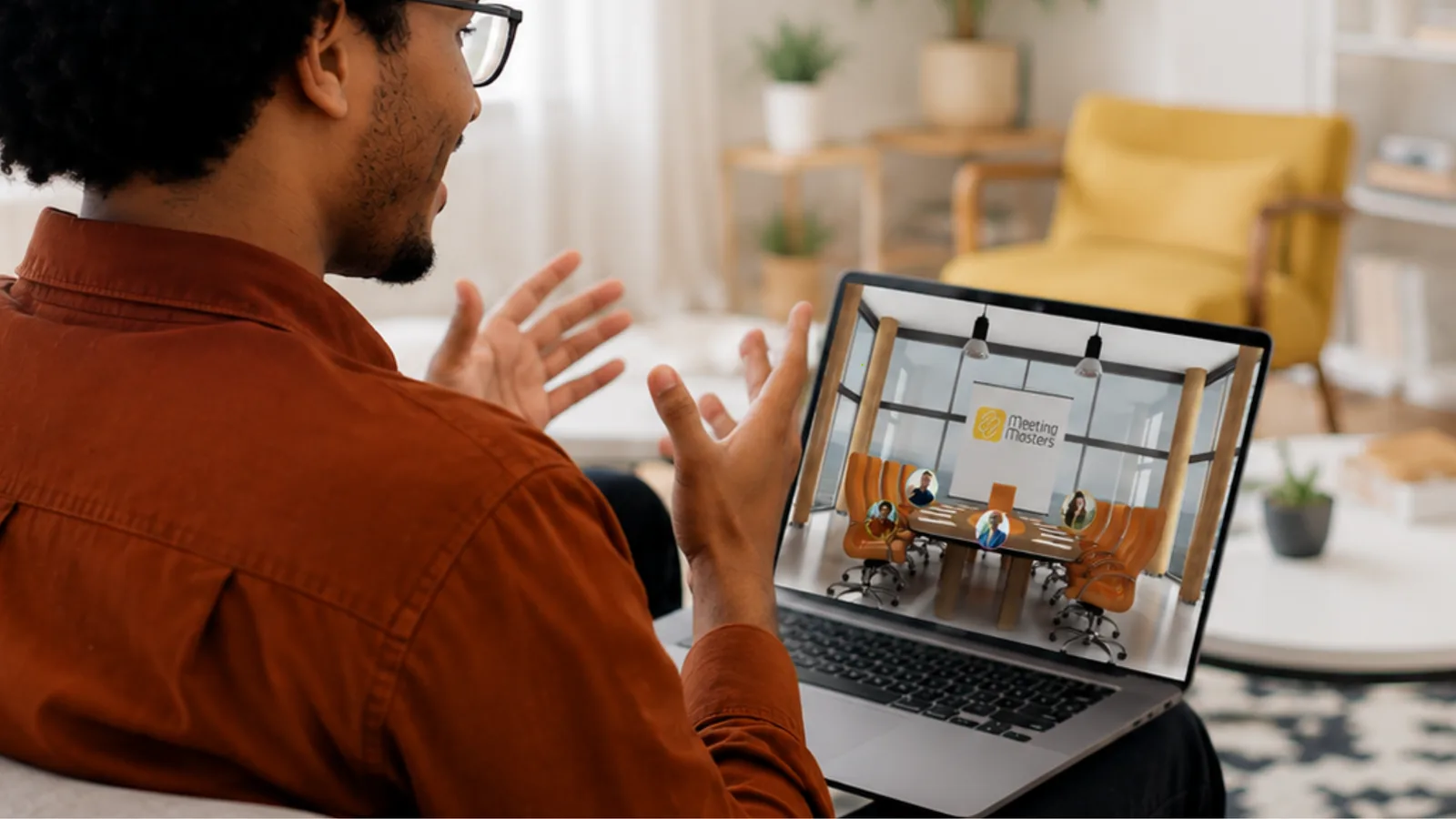 Online sounding board in a virtual meeting room, where stakeholders respond to the plans
