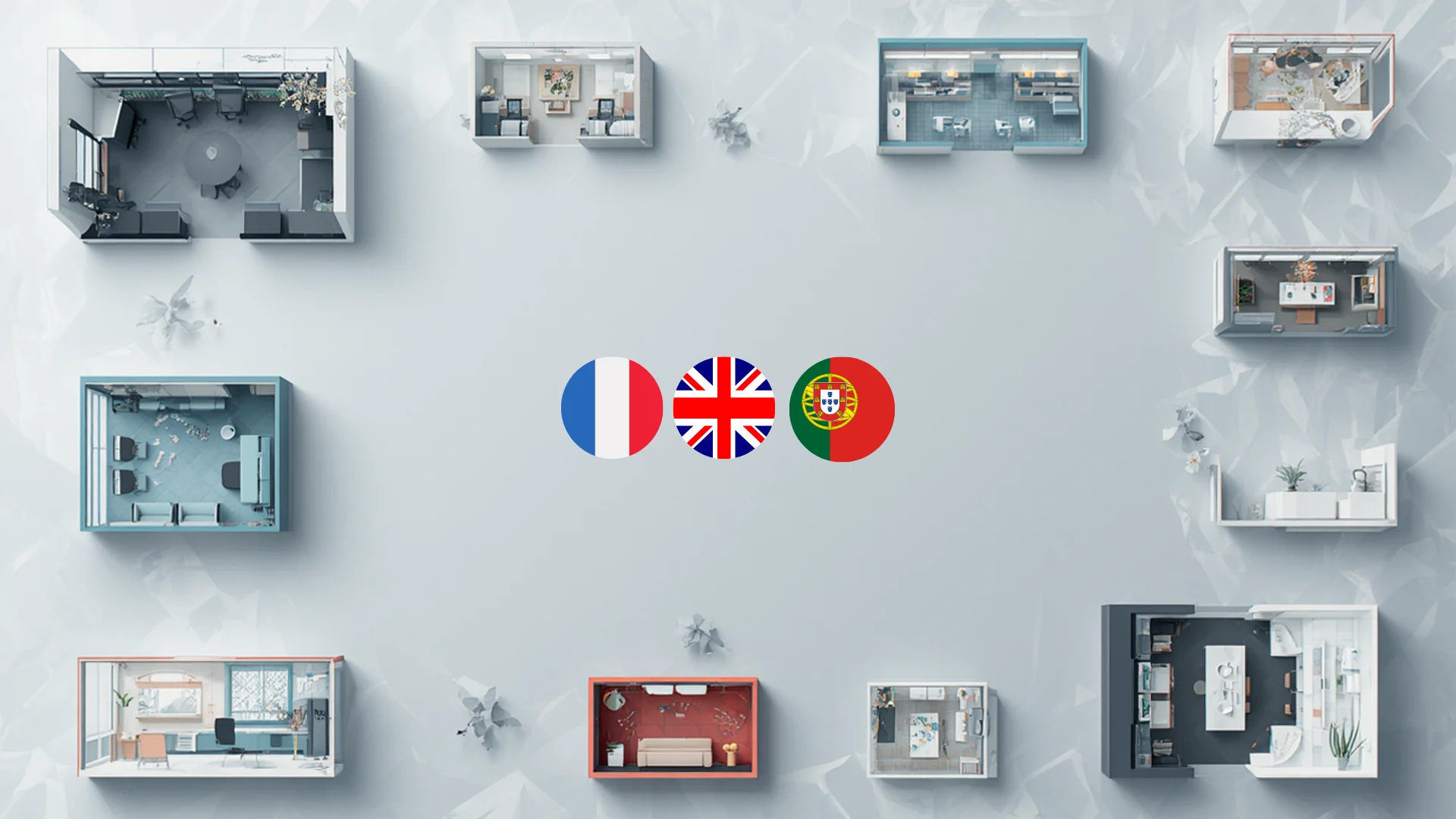 Virtual international hub — one online place for people in different countries and time zones
